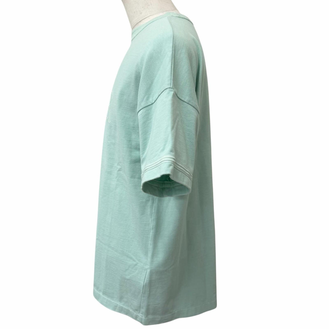 美品□DIOR STONE ISLAND ディオール オム ストーンアイランド 2024年製 493J638A0554 ロゴ刺繍 半袖Ｔシャツ S イタリア製 正規品