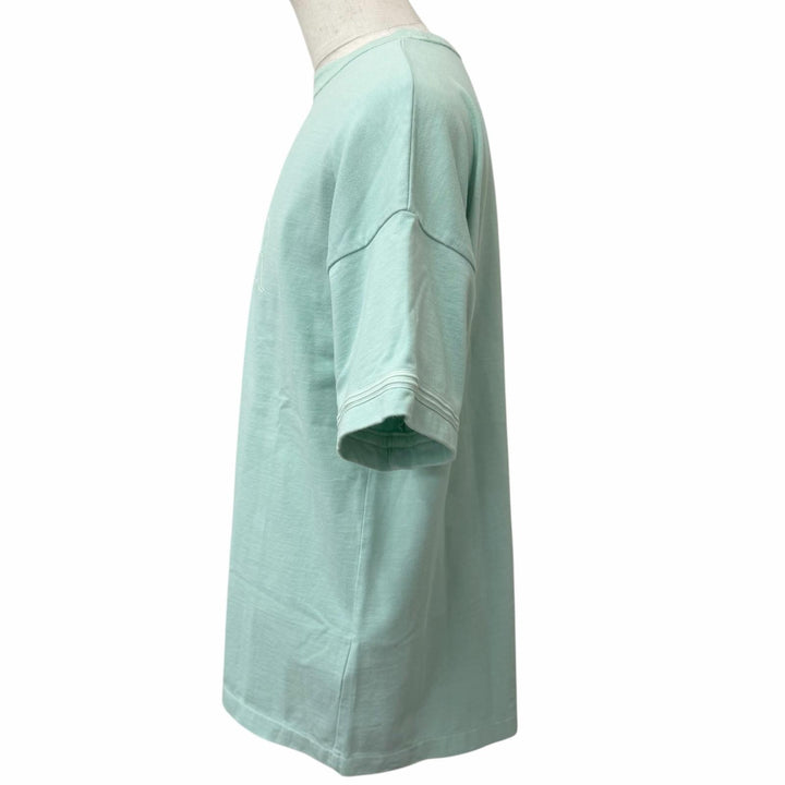 美品□DIOR STONE ISLAND ディオール オム ストーンアイランド 2024年製 493J638A0554 ロゴ刺繍 半袖Ｔシャツ S イタリア製 正規品