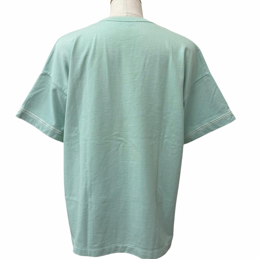 美品□DIOR STONE ISLAND ディオール オム ストーンアイランド 2024年製 493J638A0554 ロゴ刺繍 半袖Ｔシャツ S イタリア製 正規品