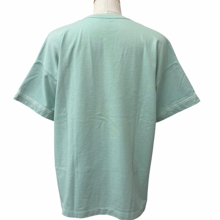 美品□DIOR STONE ISLAND ディオール オム ストーンアイランド 2024年製 493J638A0554 ロゴ刺繍 半袖Ｔシャツ S イタリア製 正規品