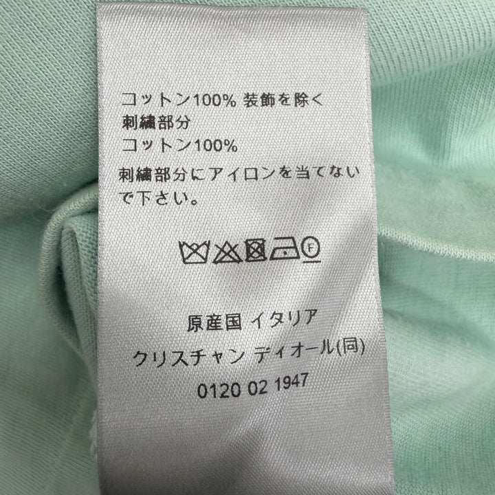 美品□DIOR STONE ISLAND ディオール オム ストーンアイランド 2024年製 493J638A0554 ロゴ刺繍 半袖Ｔシャツ S イタリア製 正規品