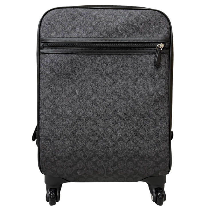 極美品□COACH コーチ CCB22 ウィールド キャリー オン・シグネチャー キャンバス コーデュラナイロン キャリーバッグ 定価99000円