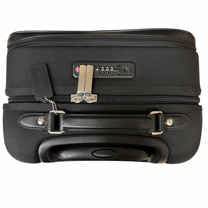 極美品□COACH コーチ CCB22 ウィールド キャリー オン・シグネチャー キャンバス コーデュラナイロン キャリーバッグ 定価99000円