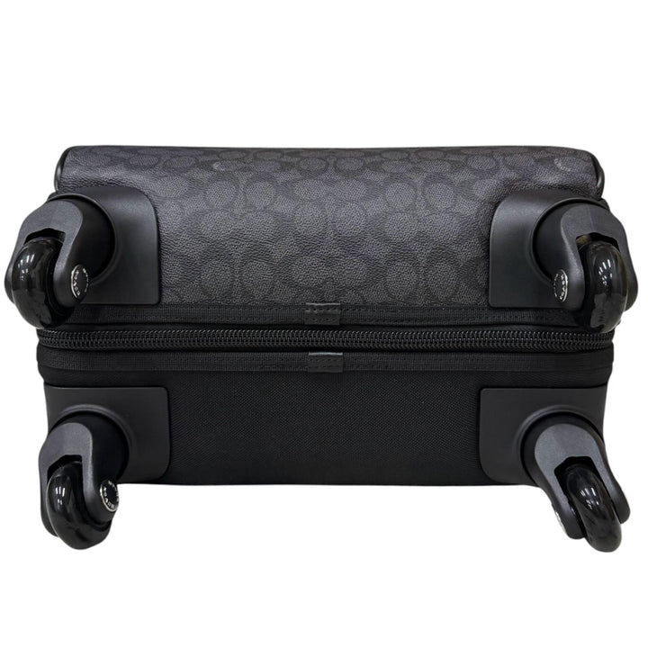 極美品□COACH コーチ CCB22 ウィールド キャリー オン・シグネチャー キャンバス コーデュラナイロン キャリーバッグ 定価99000円