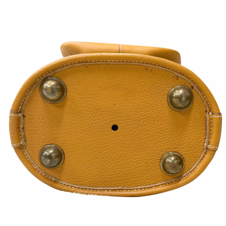 美品□HERMES エルメス ヴィンテージ レザー ゴルフバッグ キャディバッグ 希少 ネイビー ライトブラウン フランス製 メンズ