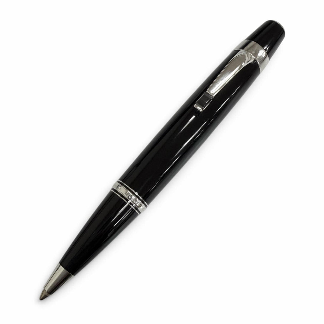 極美品□MONTBLANC モンブラン BOHEME ボエム ブラックジェムストーン ボールペン ブラック シルバー ドイツ製 メンズ 筆記確認済み