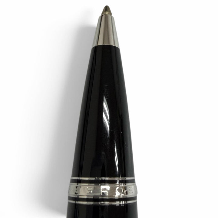 極美品□MONTBLANC モンブラン BOHEME ボエム ブラックジェムストーン ボールペン ブラック シルバー ドイツ製 メンズ 筆記確認済み