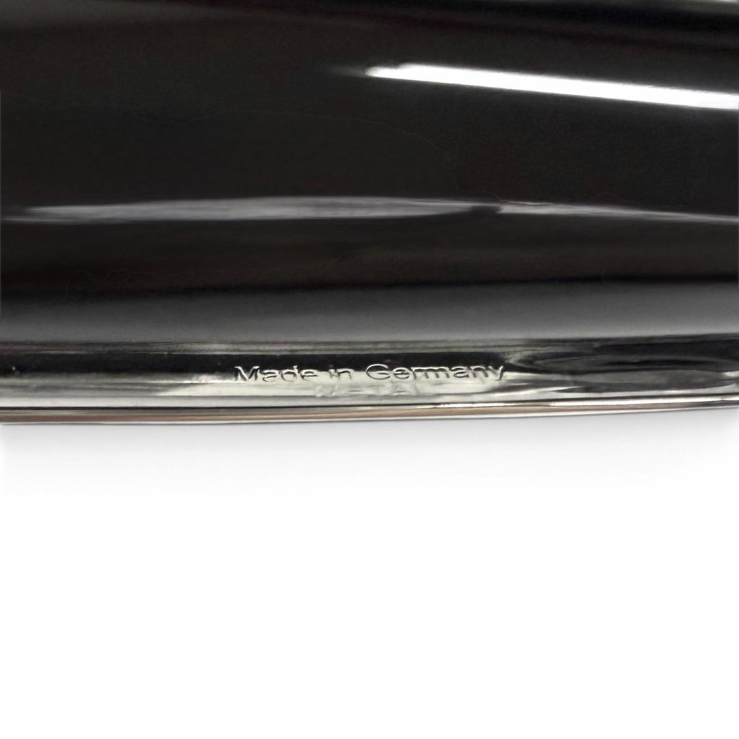 極美品□MONTBLANC モンブラン プラチナライン ローラーボール キャップ式 ボールペン ブラック シルバー ドイツ製 メンズ 筆記確認済