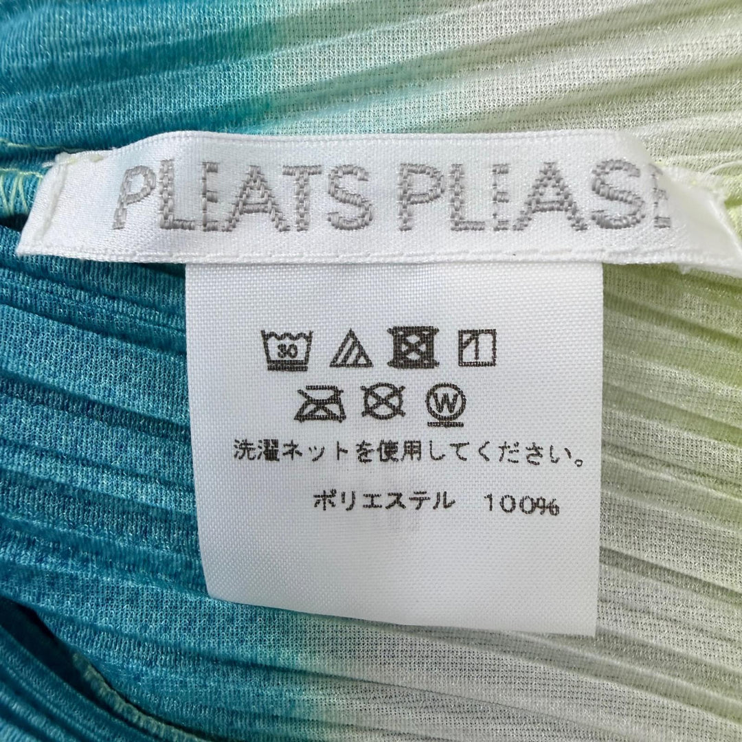 極美品☆PLEATS PLEASE プリーツプリーズ イッセイミヤケ PP73-JE763 ノースリーブ ワンピース マルチカラー 4 日本製 正規品 レディース