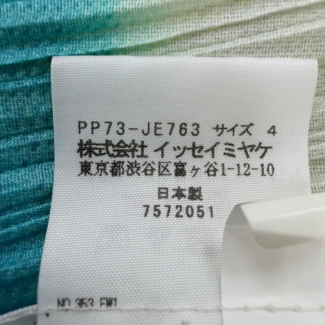 極美品☆PLEATS PLEASE プリーツプリーズ イッセイミヤケ PP73-JE763 ノースリーブ ワンピース マルチカラー 4 日本製 正規品 レディース