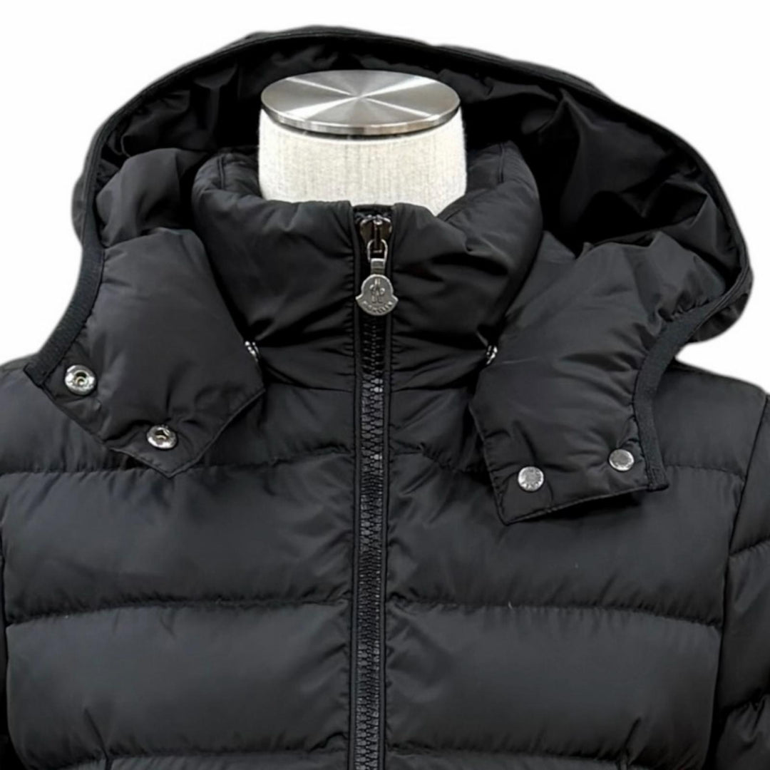 美品★モンクレール CHARPAL ロゴワッペン フード付 ZIP UP ダウンコート 12anni 152cm（レディースXS相当） 正規品 レディース可