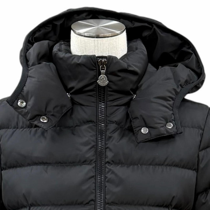 美品★モンクレール CHARPAL ロゴワッペン フード付 ZIP UP ダウンコート 12anni 152cm（レディースXS相当） 正規品 レディース可