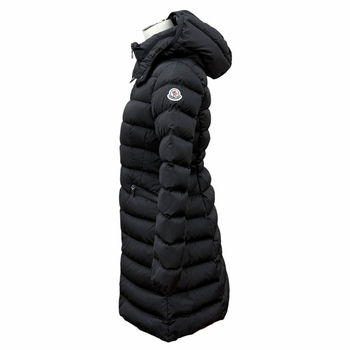 美品★モンクレール CHARPAL ロゴワッペン フード付 ZIP UP ダウンコート 12anni 152cm（レディースXS相当） 正規品 レディース可