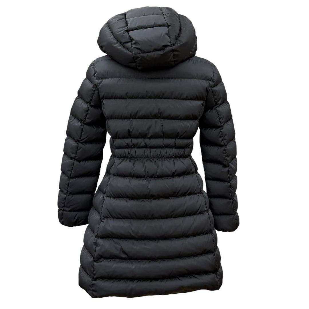 美品★モンクレール CHARPAL ロゴワッペン フード付 ZIP UP ダウンコート 12anni 152cm（レディースXS相当） 正規品 レディース可