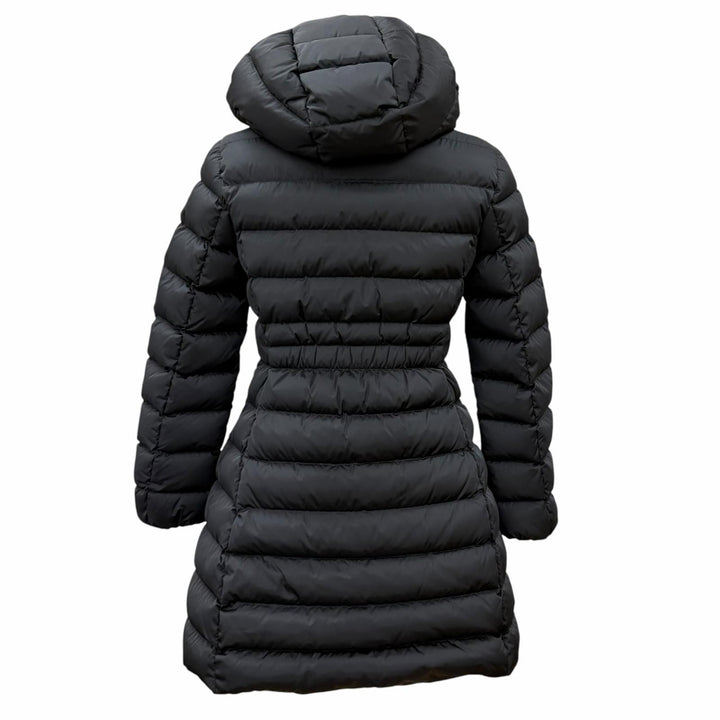 美品★モンクレール CHARPAL ロゴワッペン フード付 ZIP UP ダウンコート 12anni 152cm（レディースXS相当） 正規品 レディース可