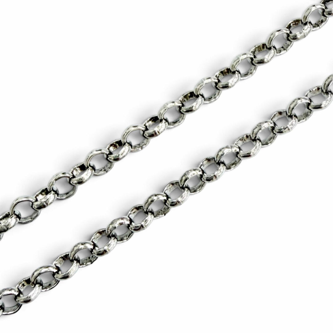 美品△GUCCI グッチ 455535 AG925 インターロッキングG アラベスク チェーンネックレス アクセサリー シルバー 伊製 重量7.4g レディース