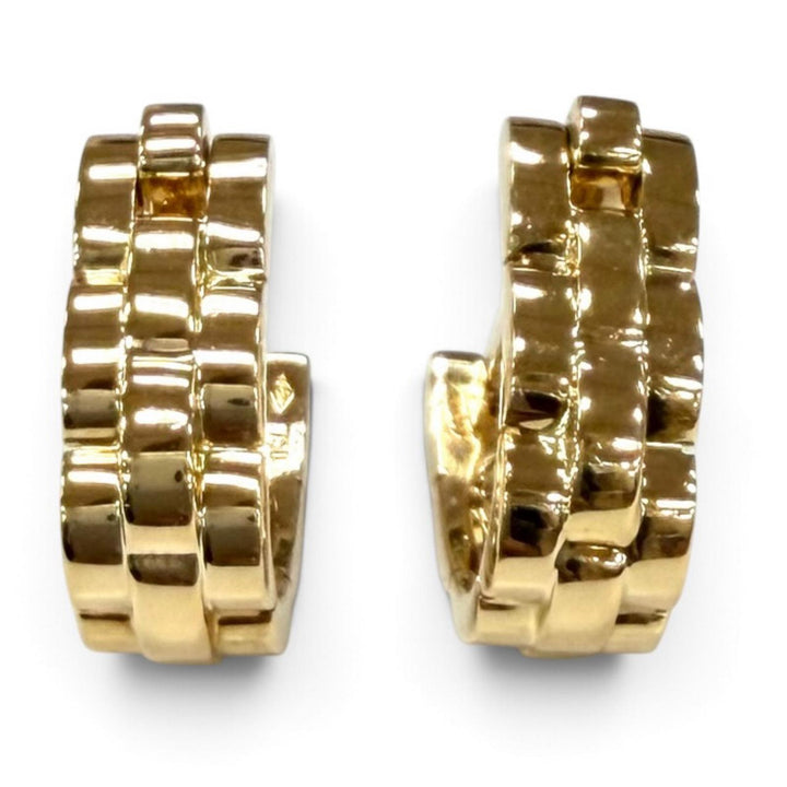 極美品★Cartier カルティエ ヴィンテージ 750(YG) パンテール カフスボタン カフリンクス イエローゴールド 重量14.37g メンズ