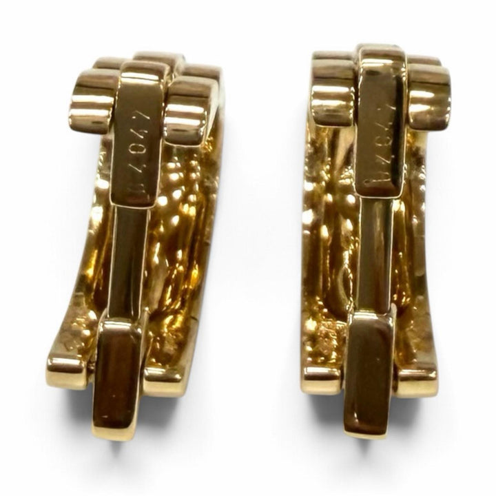 極美品★Cartier カルティエ ヴィンテージ 750(YG) パンテール カフスボタン カフリンクス イエローゴールド 重量14.37g メンズ