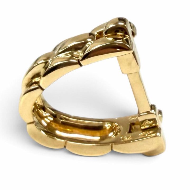 極美品★Cartier カルティエ ヴィンテージ 750(YG) パンテール カフスボタン カフリンクス イエローゴールド 重量14.37g メンズ