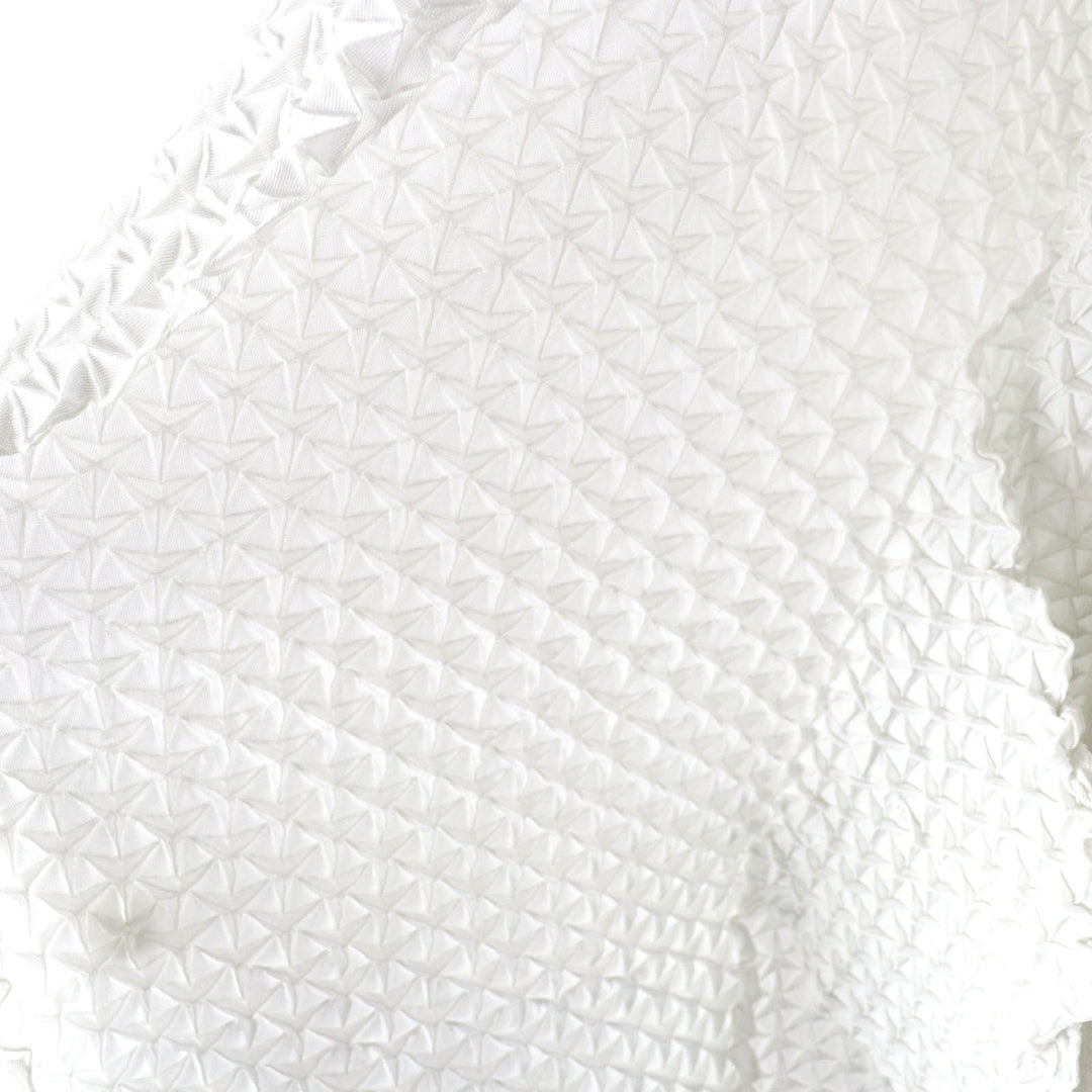 極美品△ISSEY MIYAKE イッセイミヤケ IM52FA521 スチームプリーツ コクーンコート ライトグレー 2 日本製 正規品 レディース