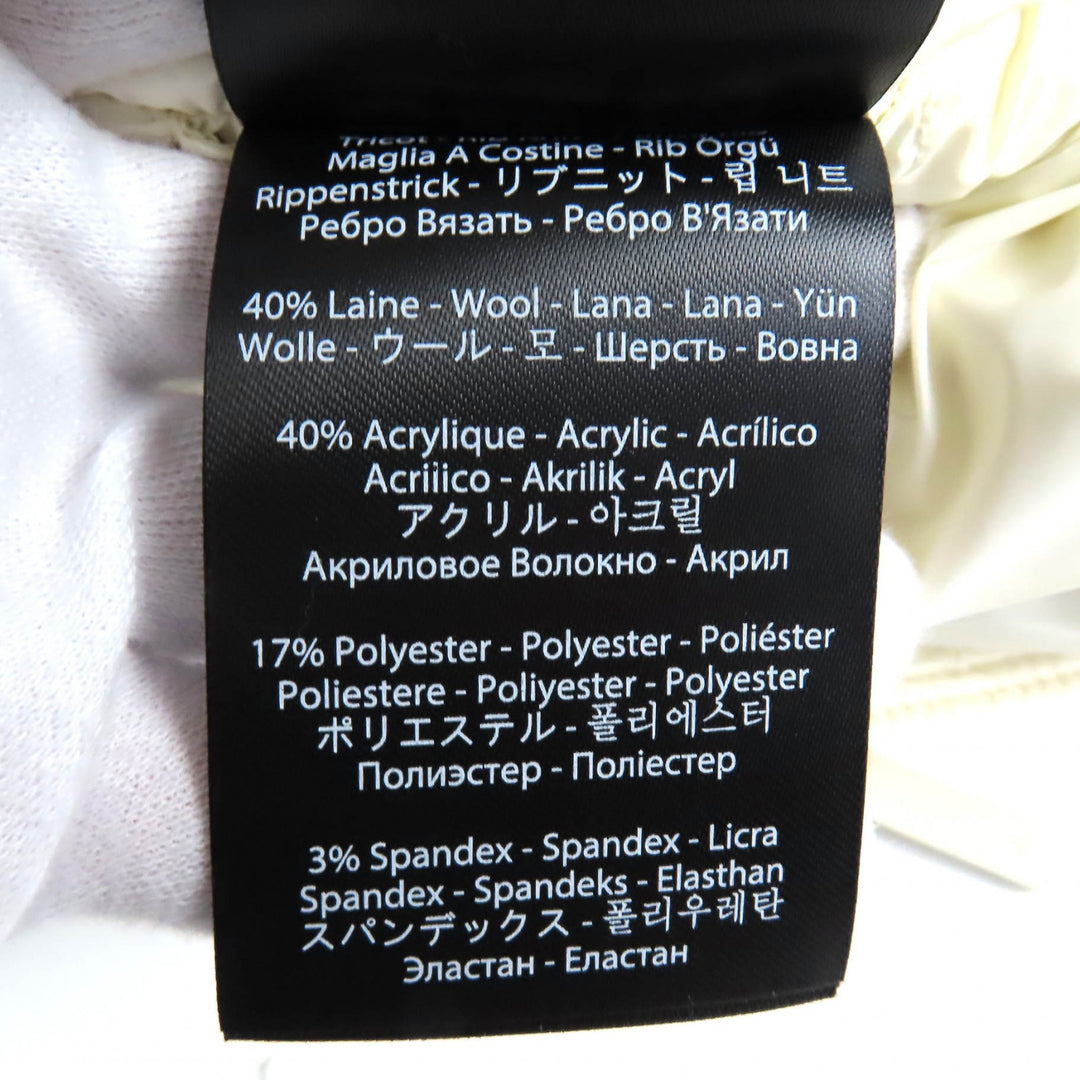 未使用品△MACKAGE マッカージュ 24AW 11542256 EDANA-TD エダナ ロゴ刺繍 フード付き ボア ダウンジャケット クリーム L ガーメント付き