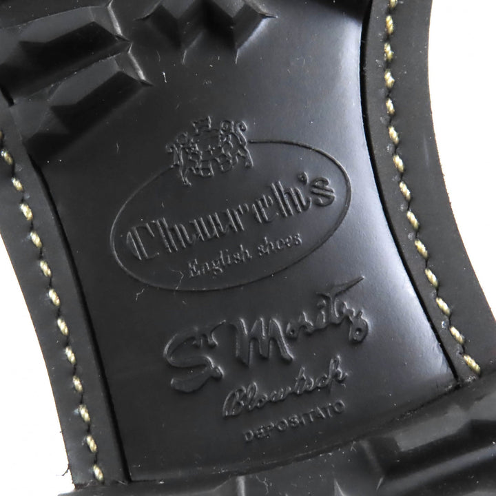 極美品△CHURCHS チャーチ NANALAH LW レースアップ レザー アンクルブーツ ショートブーツ ブラック 37 箱・保存袋付き レディース
