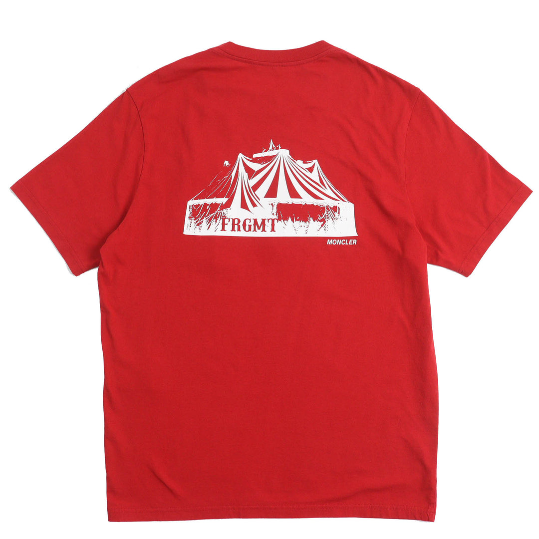 未使用品△MONCLER GENIUS 7 FRAGMENT モンクレール ジーニアス 7 フラグメント 22AW コットン ロゴ クルーネック 半袖Ｔシャツ S 正規品