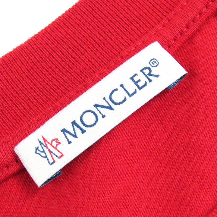 未使用品△MONCLER GENIUS 7 FRAGMENT モンクレール ジーニアス 7 フラグメント 22AW コットン ロゴ クルーネック 半袖Ｔシャツ S 正規品