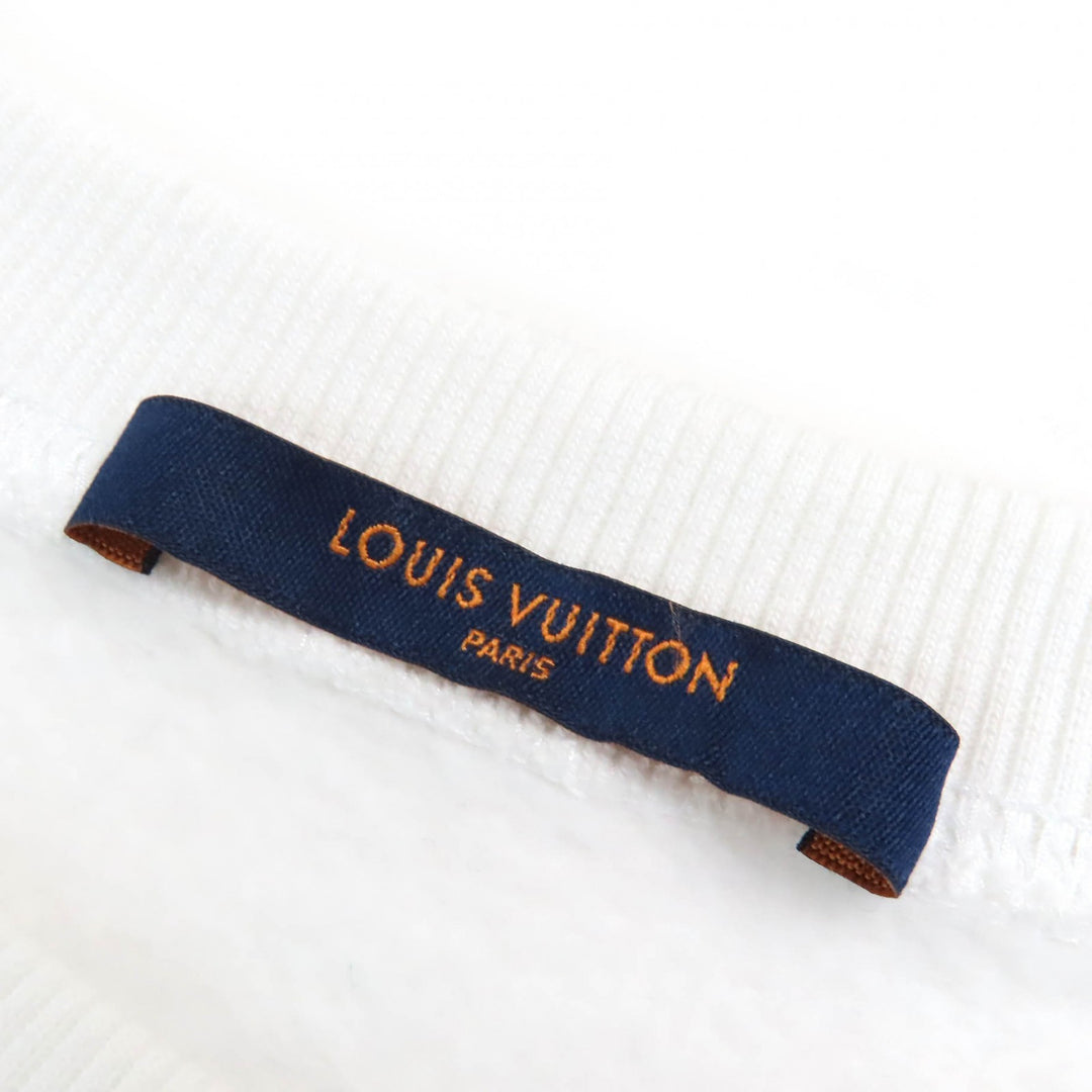 極美品△LOUIS VUITTON ルイヴィトン 19SS オズの魔法使い コットン100％ LVサークルロゴ金具 プルオーバー スウェットシャツ S 正規品