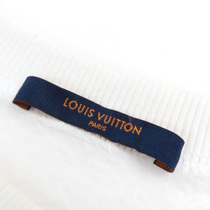 極美品△LOUIS VUITTON ルイヴィトン 19SS オズの魔法使い コットン100％ LVサークルロゴ金具 プルオーバー スウェットシャツ S 正規品