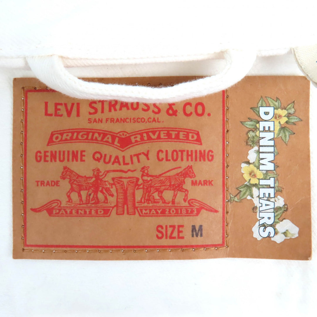 美品△LEVI S DENIM TEARS リーバイス デニムティアーズ TYPE2 BUSTDOWN スワロフスキー デニムジャケット M 正規品