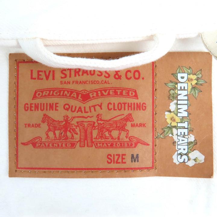 美品△LEVI S DENIM TEARS リーバイス デニムティアーズ TYPE2 BUSTDOWN スワロフスキー デニムジャケット M 正規品
