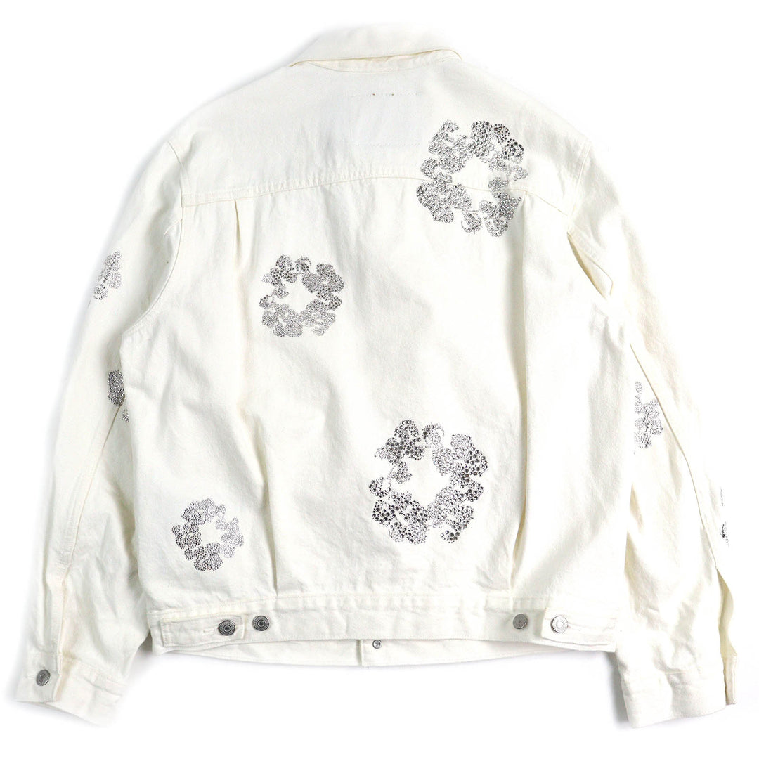 美品△LEVI S DENIM TEARS リーバイス デニムティアーズ TYPE2 BUSTDOWN スワロフスキー デニムジャケット M 正規品