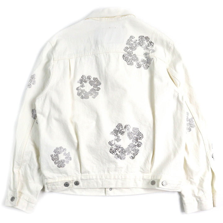 美品△LEVI S DENIM TEARS リーバイス デニムティアーズ TYPE2 BUSTDOWN スワロフスキー デニムジャケット M 正規品