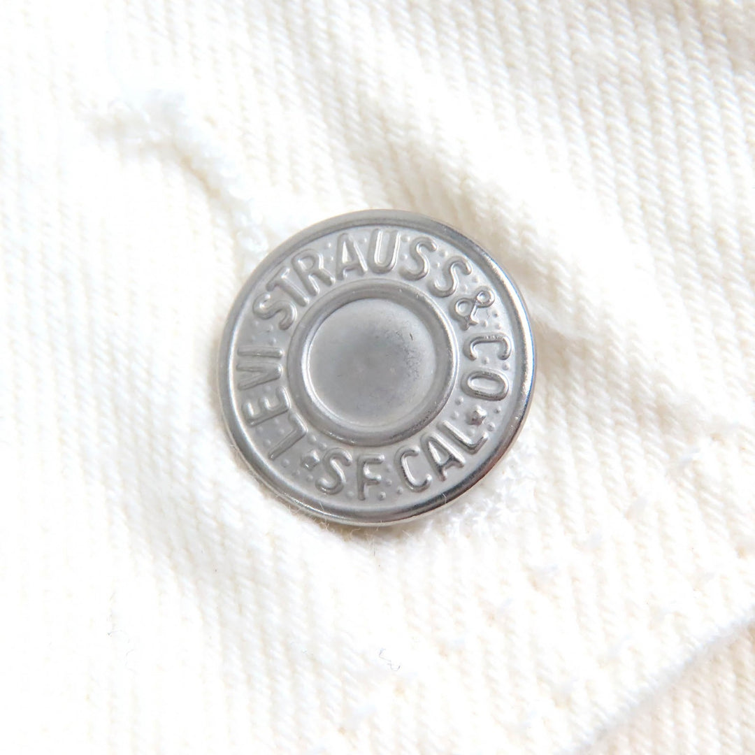 美品△LEVI S DENIM TEARS リーバイス デニムティアーズ TYPE2 BUSTDOWN スワロフスキー デニムジャケット M 正規品