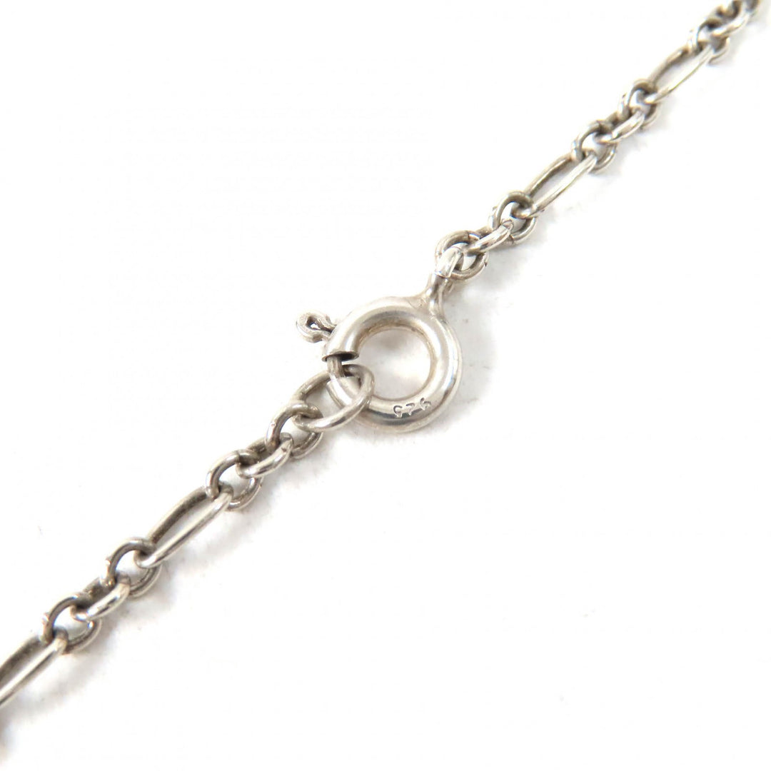 美品△Georg Jensen ジョージジェンセン 1994 ヘリテージ イヤーペンダント ネックレス SV925 シルバー 箱付き 重量10.63g レディース