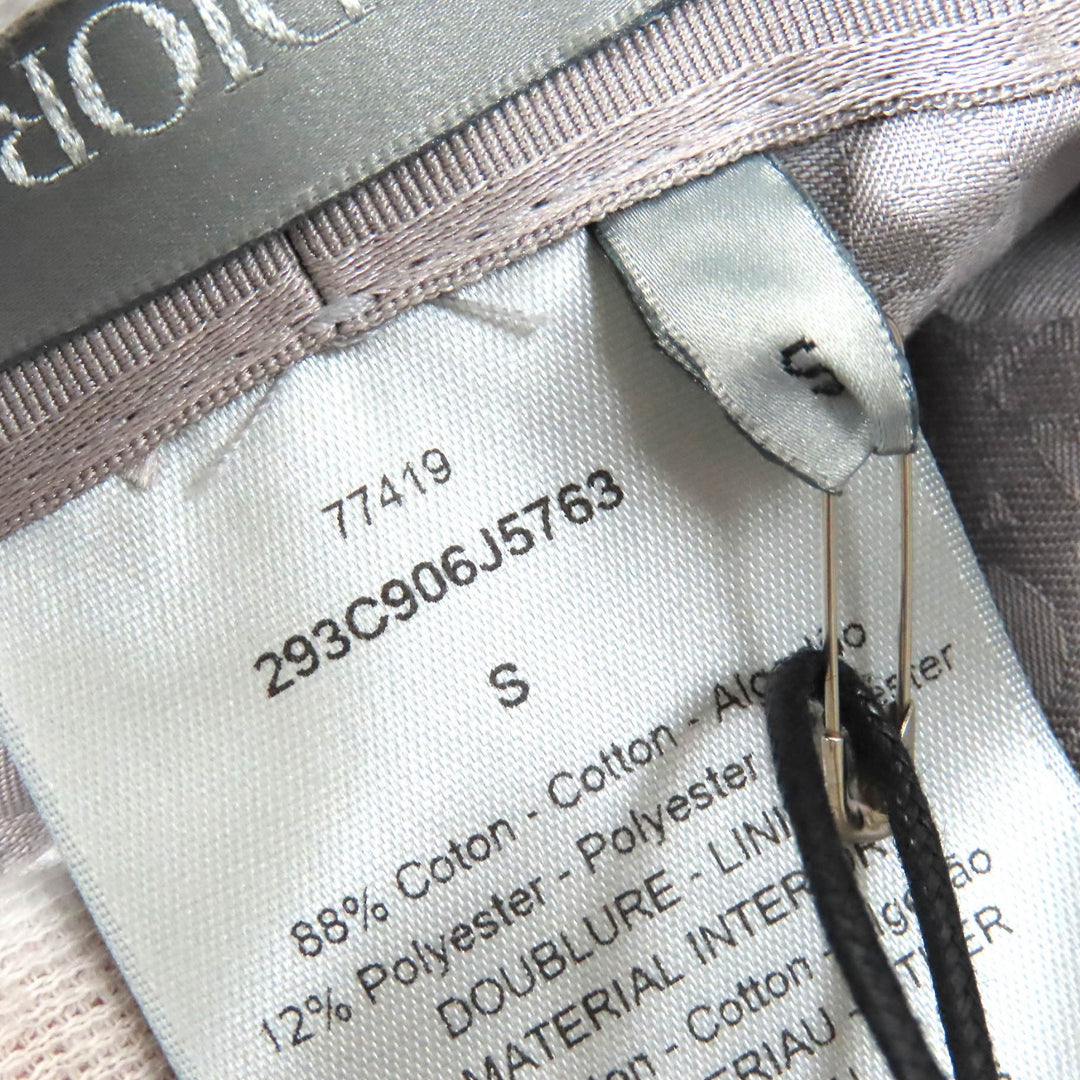 美品△DIOR ディオール オム 293C906J5763 コットン オブリーク 総柄 ロゴローラーバックル付 ジャガード バケットハット 帽子 S 正規品