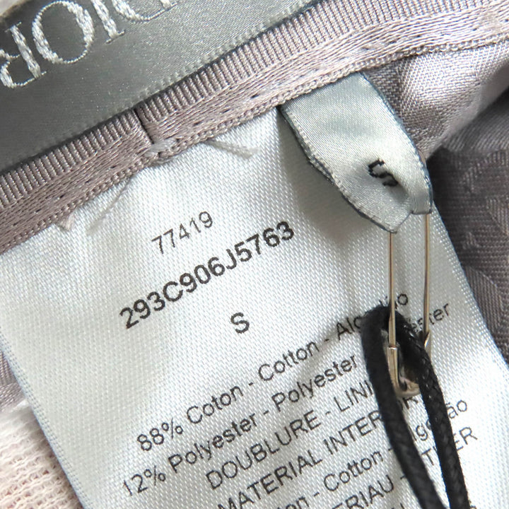 美品△DIOR ディオール オム 293C906J5763 コットン オブリーク 総柄 ロゴローラーバックル付 ジャガード バケットハット 帽子 S 正規品