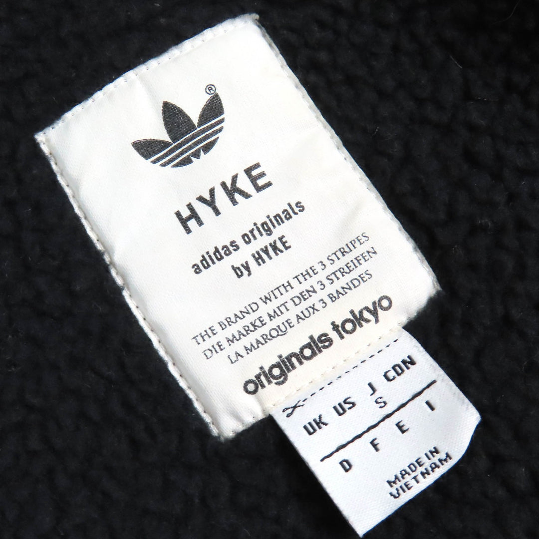 未使用△adidas Originals by HYKE アディダス オリジナルス バイ ハイク トレフォイル ロゴ 裏ボア ベンチジャケット ジャケット S 正規