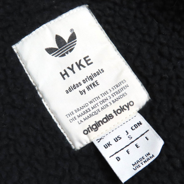 未使用△adidas Originals by HYKE アディダス オリジナルス バイ ハイク トレフォイル ロゴ 裏ボア ベンチジャケット ジャケット S 正規