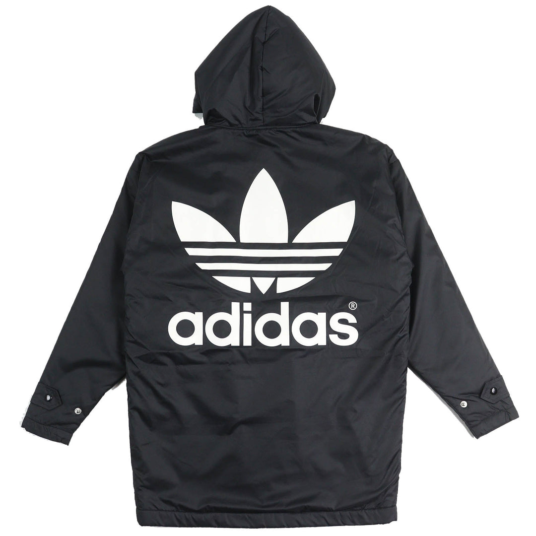 未使用△adidas Originals by HYKE アディダス オリジナルス バイ ハイク トレフォイル ロゴ 裏ボア ベンチジャケット ジャケット S 正規