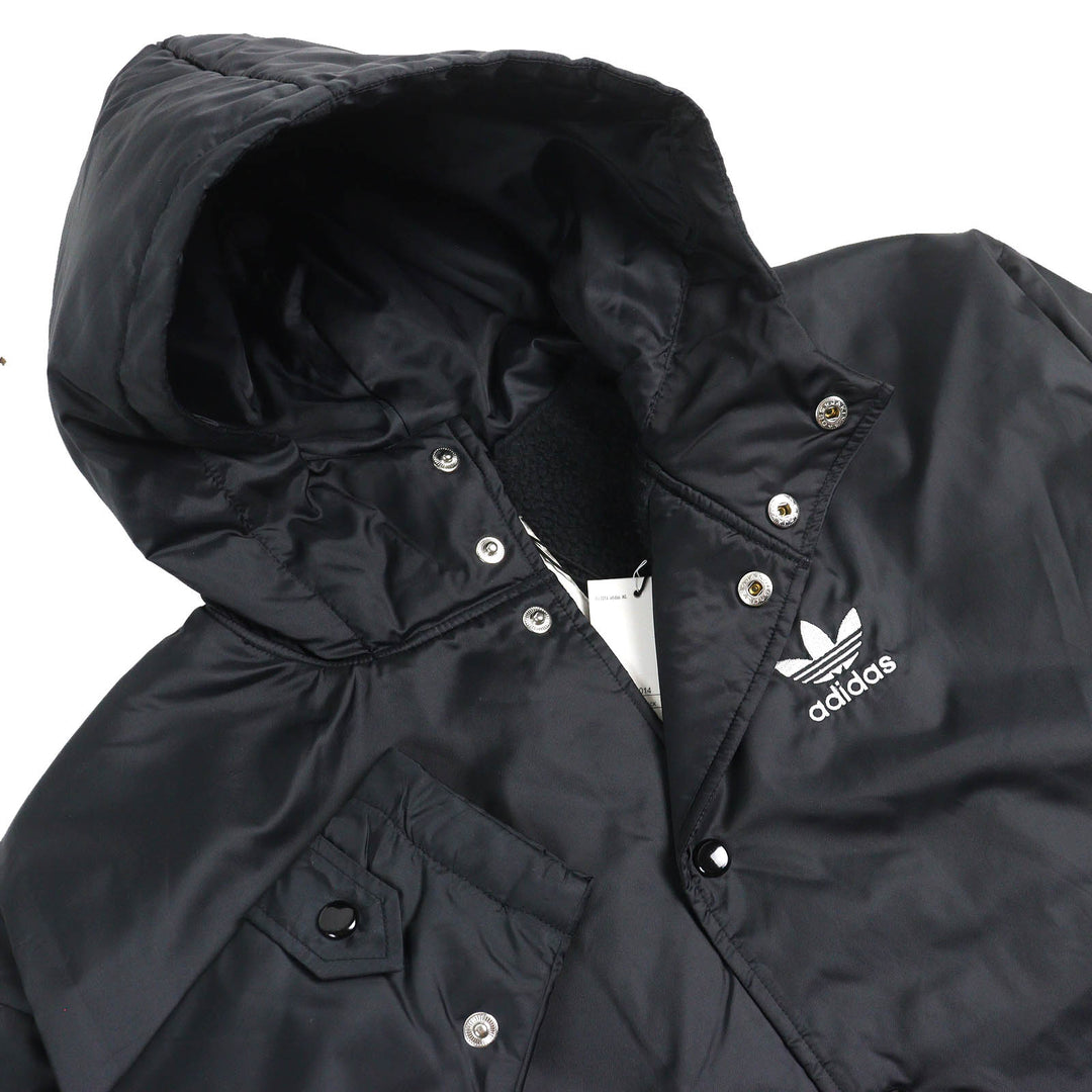 未使用△adidas Originals by HYKE アディダス オリジナルス バイ ハイク トレフォイル ロゴ 裏ボア ベンチジャケット ジャケット S 正規