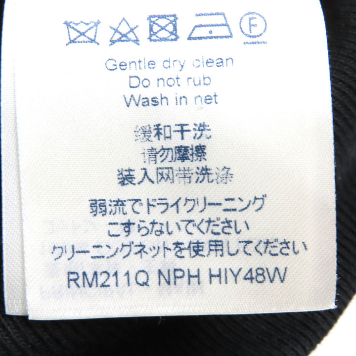 美品△LOUIS VUITTON ルイヴィトン 21SS ステープルズエディション コットン100％ ロゴ金具 プルオーバー フーディ パーカー 黒 S 正規品