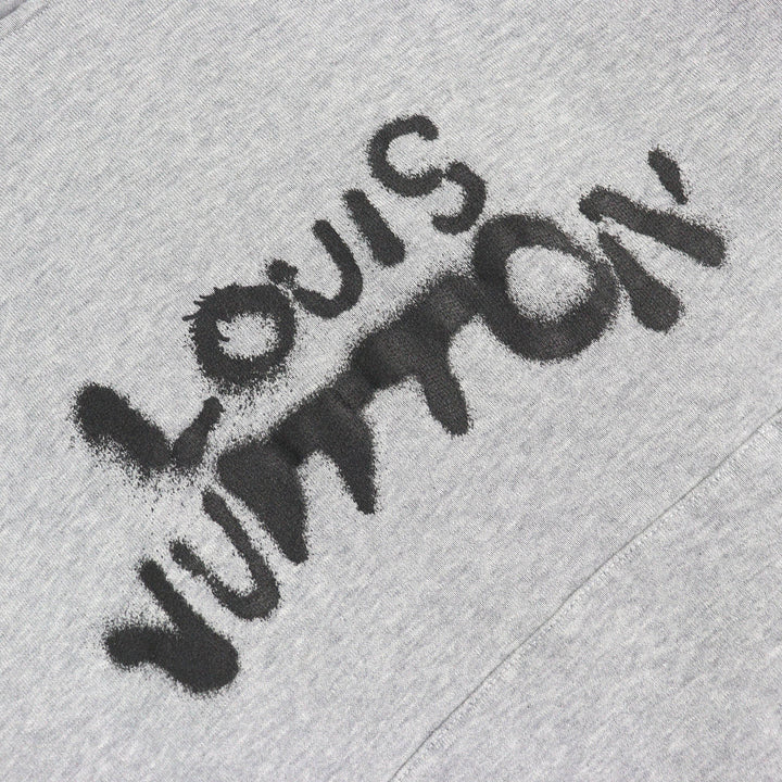 美品△LOUIS VUITTON ルイヴィトン 21AW ネオンワーキングマン コットン100％ ロゴプリント プルオーバー フーディ パーカー S 正規品