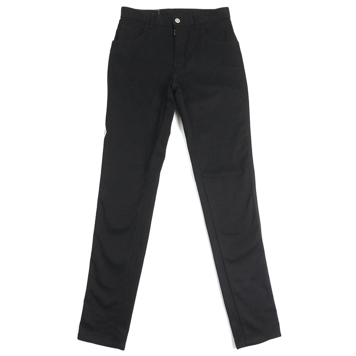 極美品△Maison Margiela 10 メゾンマルジェラ10 24SS S50LA0219 PANTS 5 POCKETS インビテーション ジーンズ デニムパンツ 黒 30 正規品