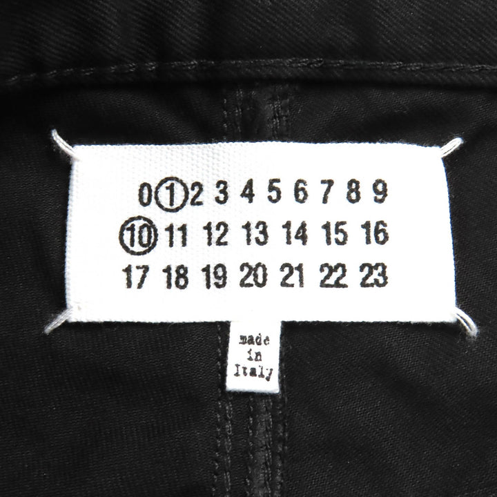 極美品△Maison Margiela 10 メゾンマルジェラ10 24SS S50LA0219 PANTS 5 POCKETS インビテーション ジーンズ デニムパンツ 黒 30 正規品