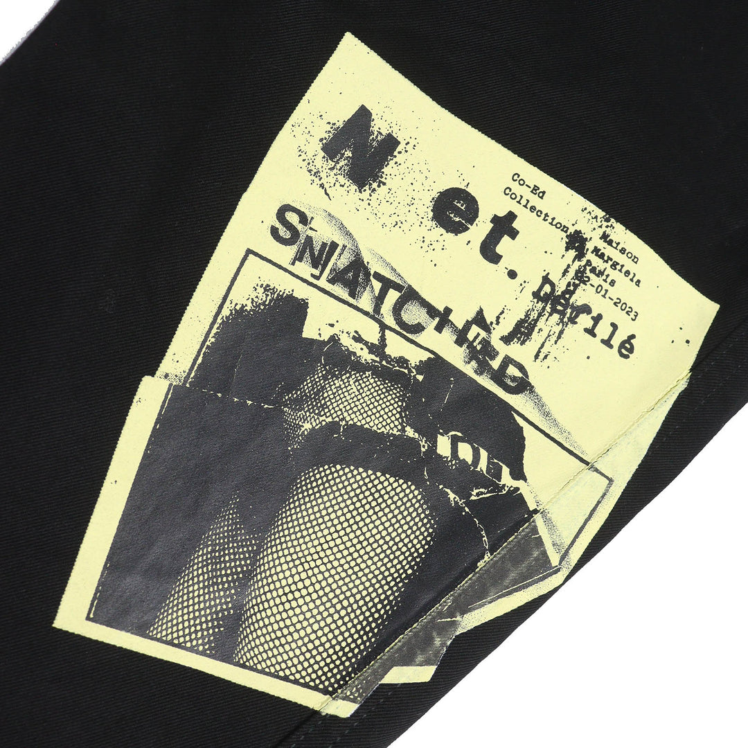 極美品△Maison Margiela 10 メゾンマルジェラ10 24SS S50LA0219 PANTS 5 POCKETS インビテーション ジーンズ デニムパンツ 黒 30 正規品