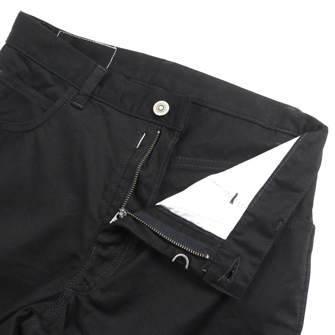 極美品△Maison Margiela 10 メゾンマルジェラ10 24SS S50LA0219 PANTS 5 POCKETS インビテーション ジーンズ デニムパンツ 黒 30 正規品