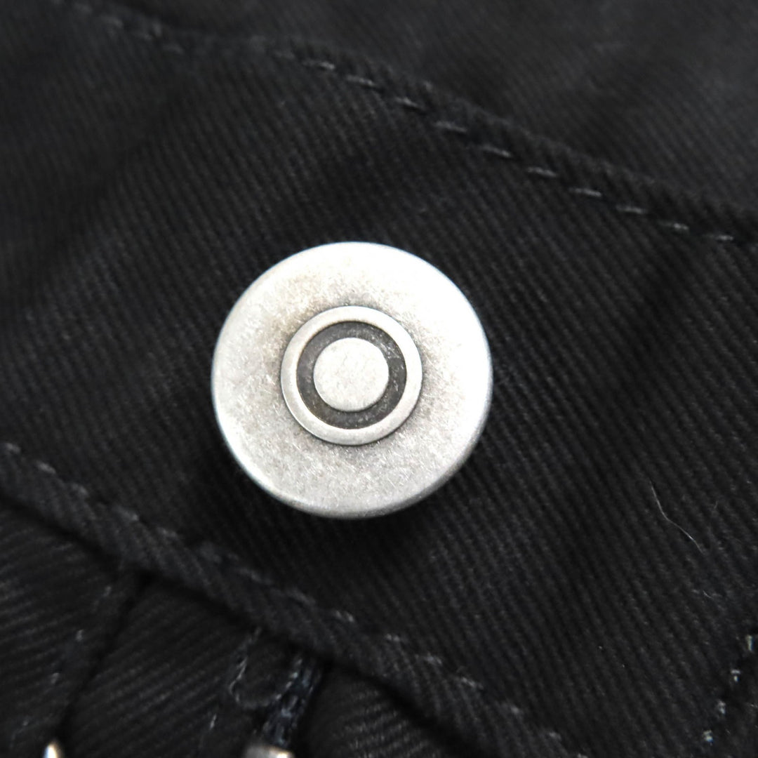 極美品△Maison Margiela 10 メゾンマルジェラ10 24SS S50LA0219 PANTS 5 POCKETS インビテーション ジーンズ デニムパンツ 黒 30 正規品