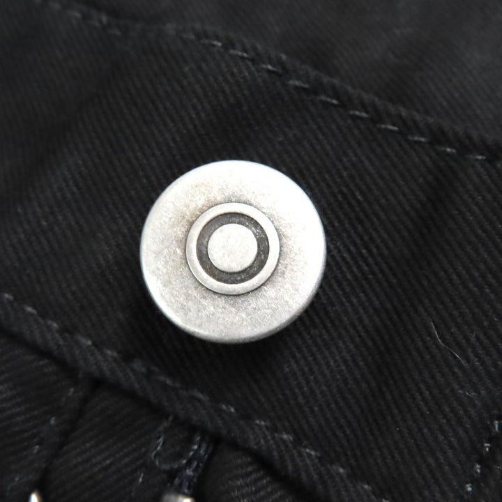 極美品△Maison Margiela 10 メゾンマルジェラ10 24SS S50LA0219 PANTS 5 POCKETS インビテーション ジーンズ デニムパンツ 黒 30 正規品